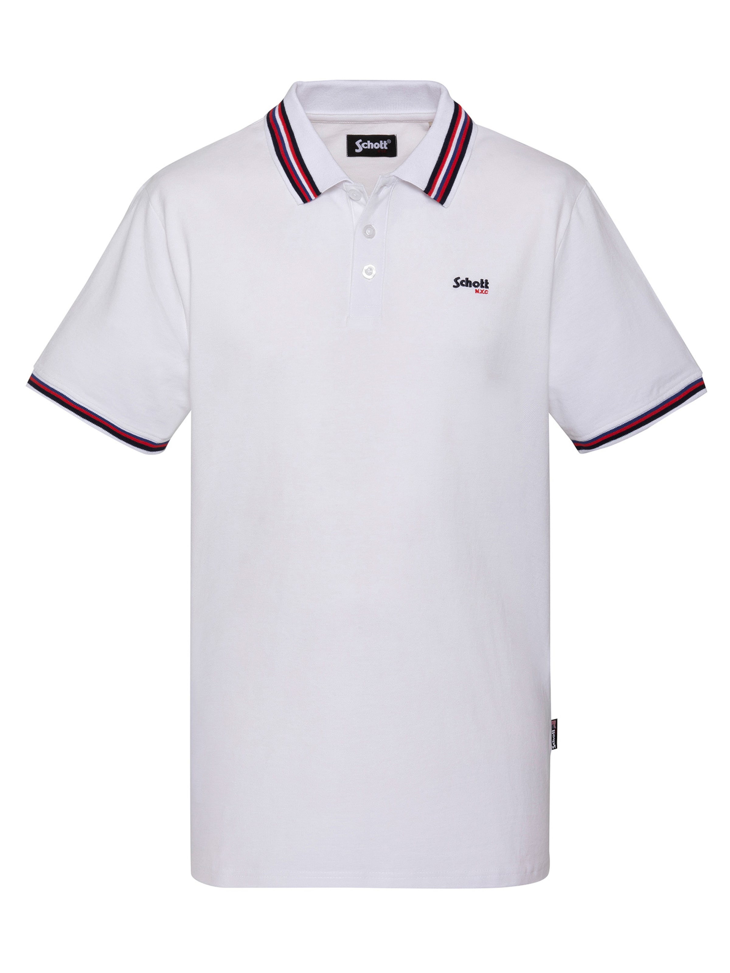 Schott NYC Shirt‌‌‌‌‌‌‌‌‌‌ in Weiß: Vorderseite