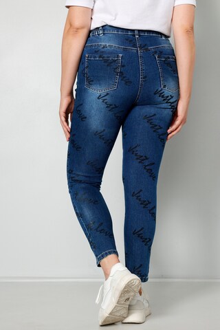 MIAMODA Slimfit Jeans in Blauw