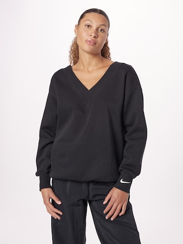 Nike Sportswear Mikina - Čierna: predná strana