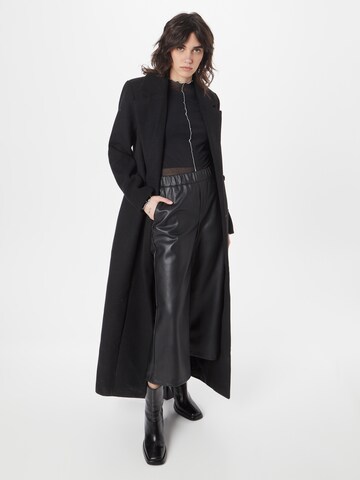 QS Wide leg Broek in Zwart