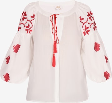 usha FESTIVAL Блуза в бяло: отпред