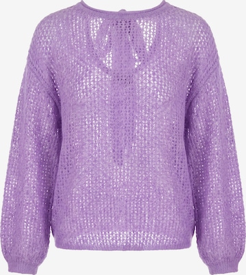 DreiMaster Vintage - Pullover 'Vintage' em roxo: frente