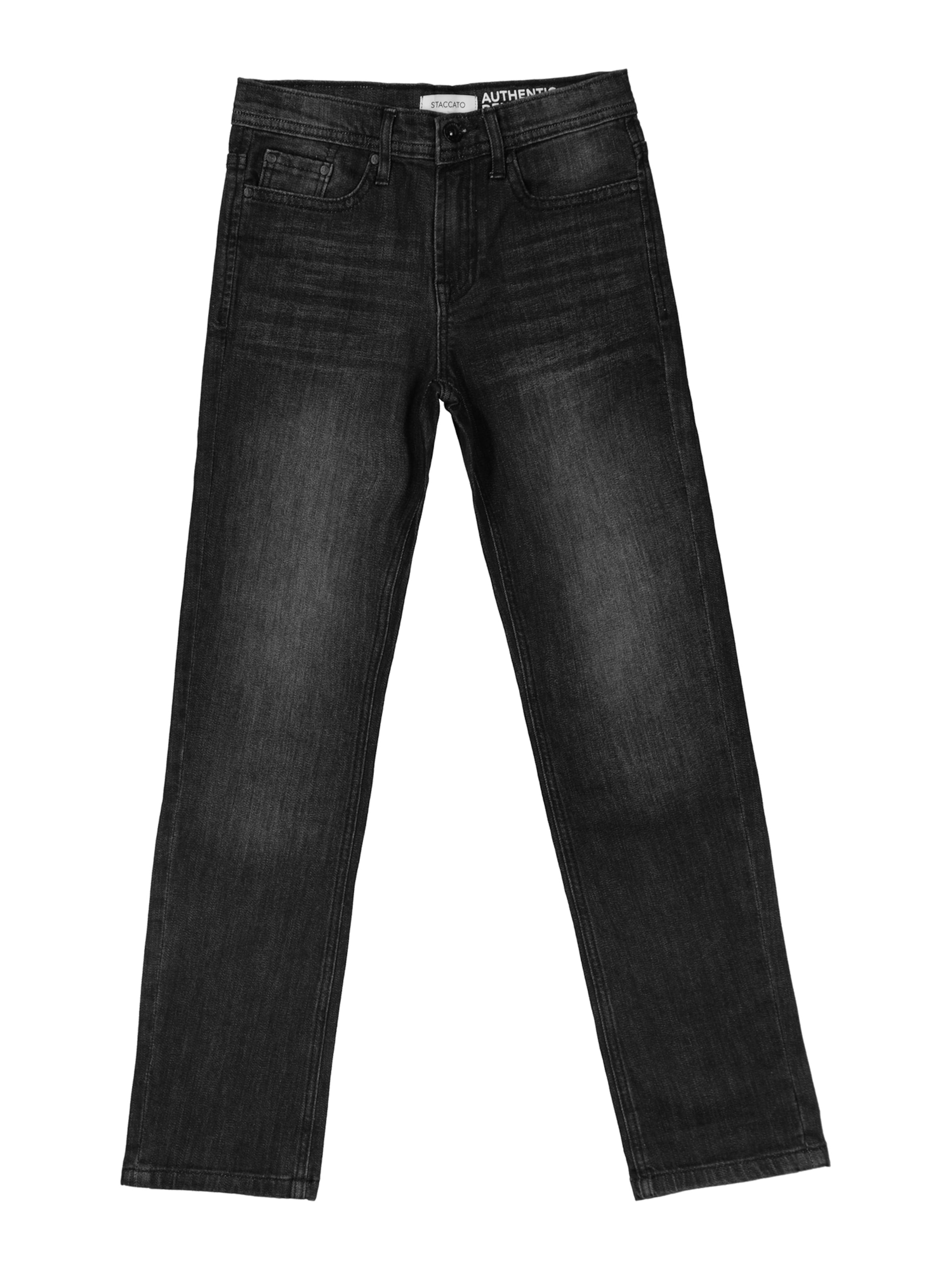 STACCATO Normální Džíny – černá: přední strana