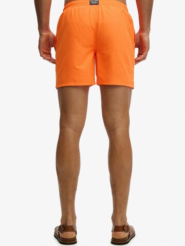Superdry & Co Rövid fürdőnadrágok 'ESSENTIAL' - narancs