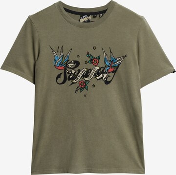 Superdry Shirt in Green: front