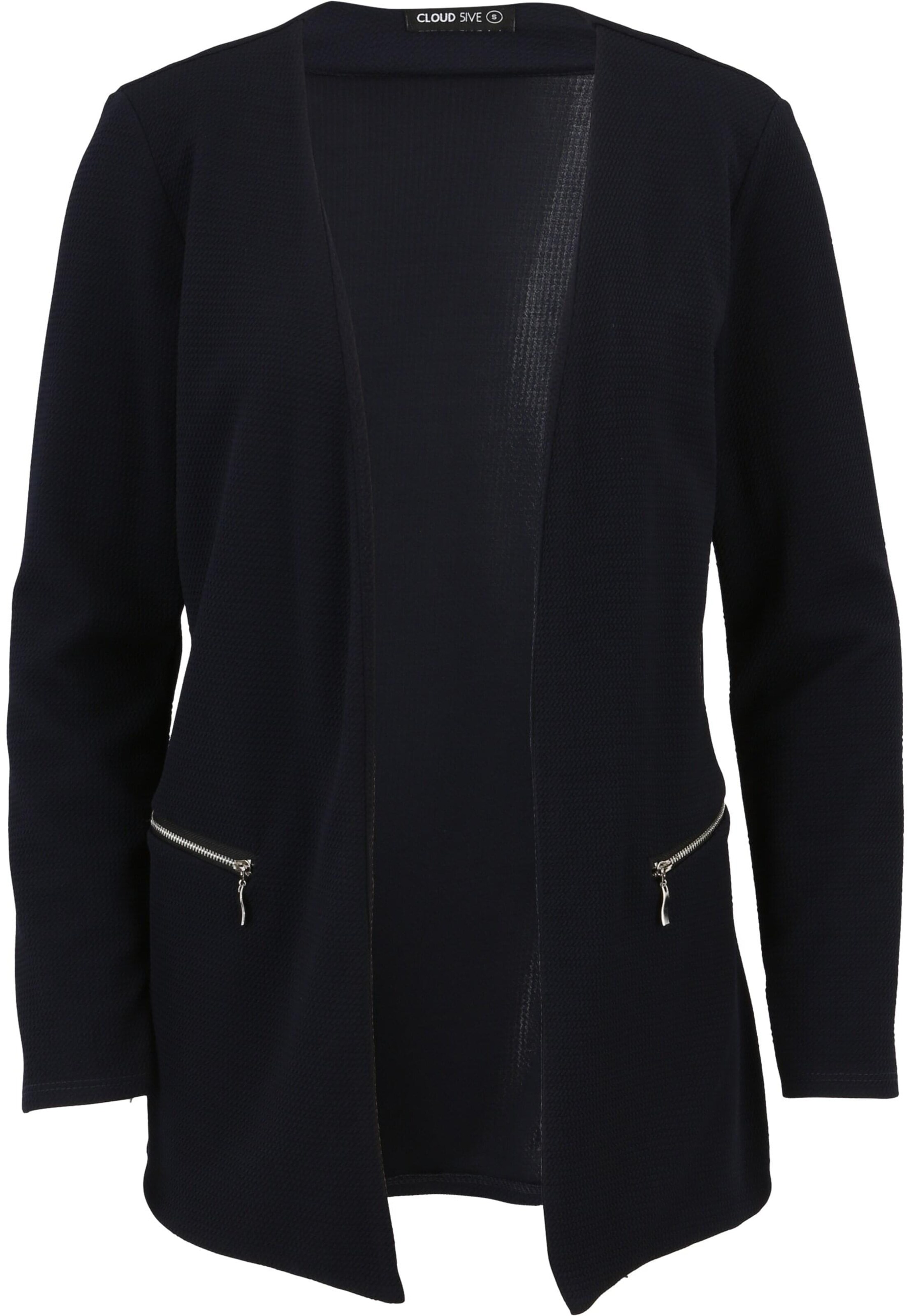 Cloud5ive Kardigan – modrá: přední strana