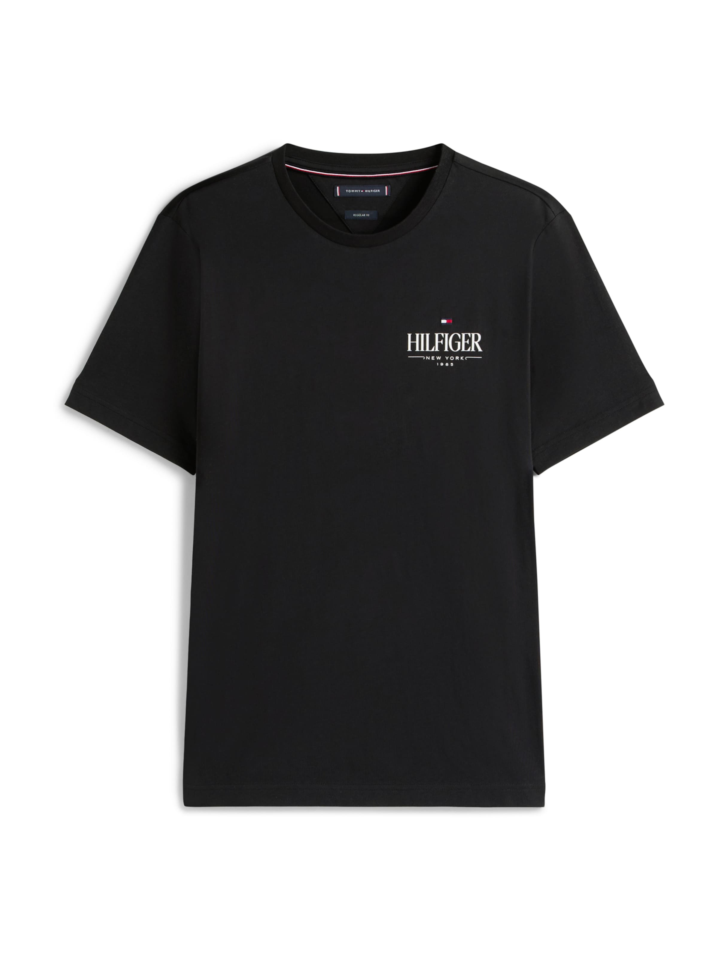 TOMMY HILFIGER Tričko – černá: přední strana