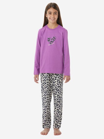 Pyjama ' Nightwear ' SCHIESSER en rose : devant