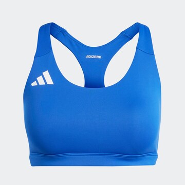 ADIDAS PERFORMANCE Bralette Sports Bra 'Adizero Essentials' in Blue: front