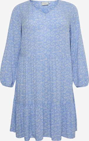 Robe 'Riona' KAFFE CURVE en bleu : devant