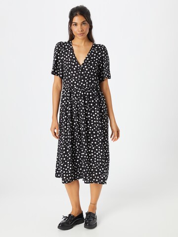 Robe-chemise Monki en noir : devant