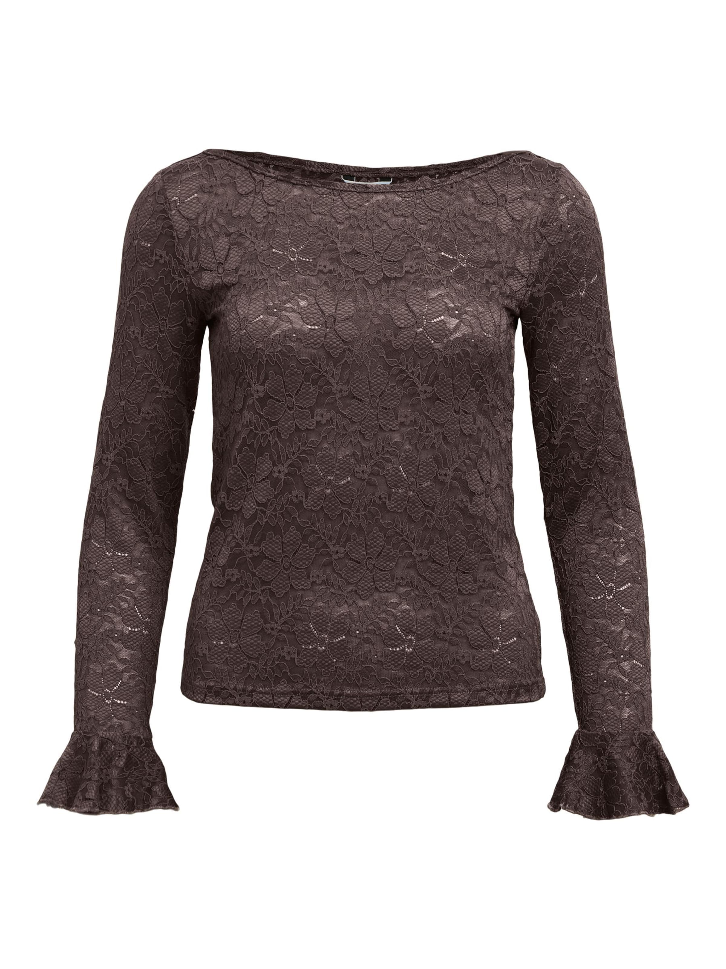 OBJECT - Blusa en marrón: frente