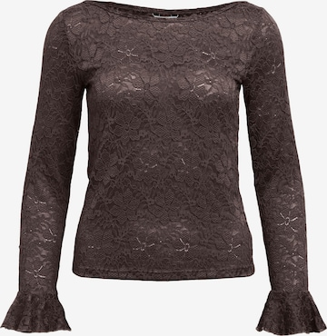 OBJECT - Blusa en marrón: frente