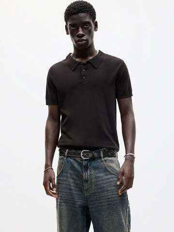 Pull&Bear Póló - barna: elől