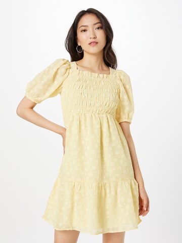 LMTD Dress in Yellow: front