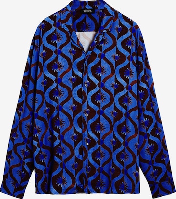 DesigualRegular Fit Košulja - plava boja: prednji dio