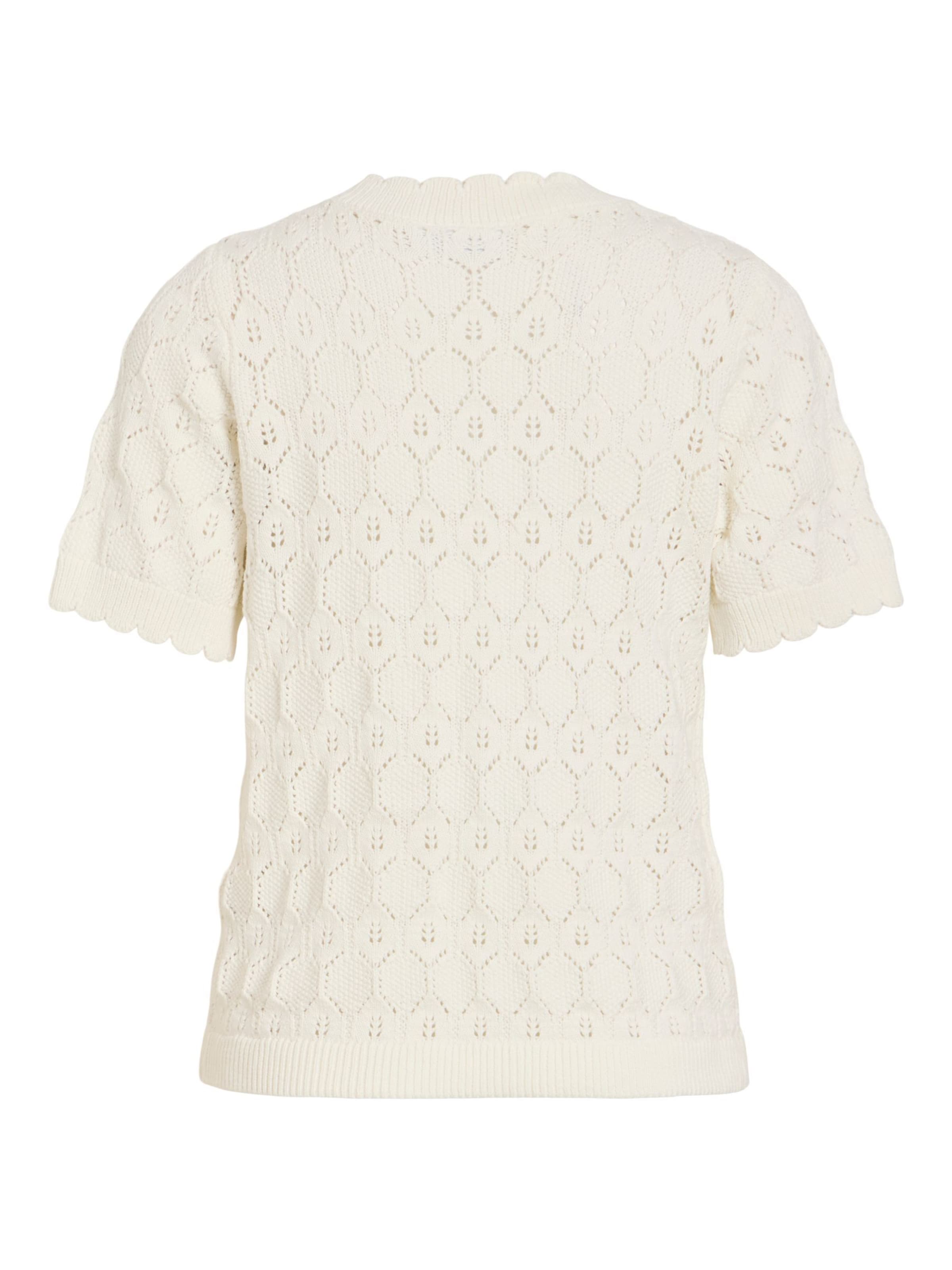 Pullover 'VILowen' di VILA in bianco