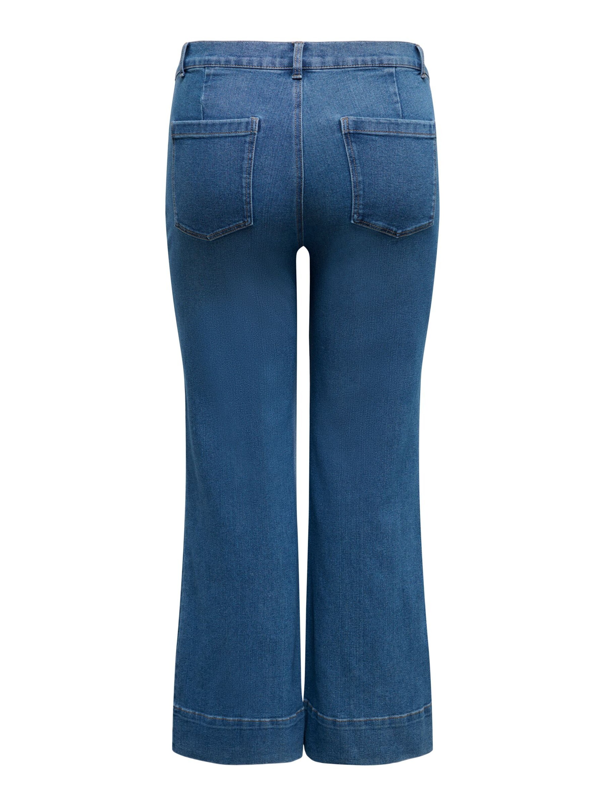 ONLY Carmakoma Flared Jeans 'CARCypress' in Blauw
