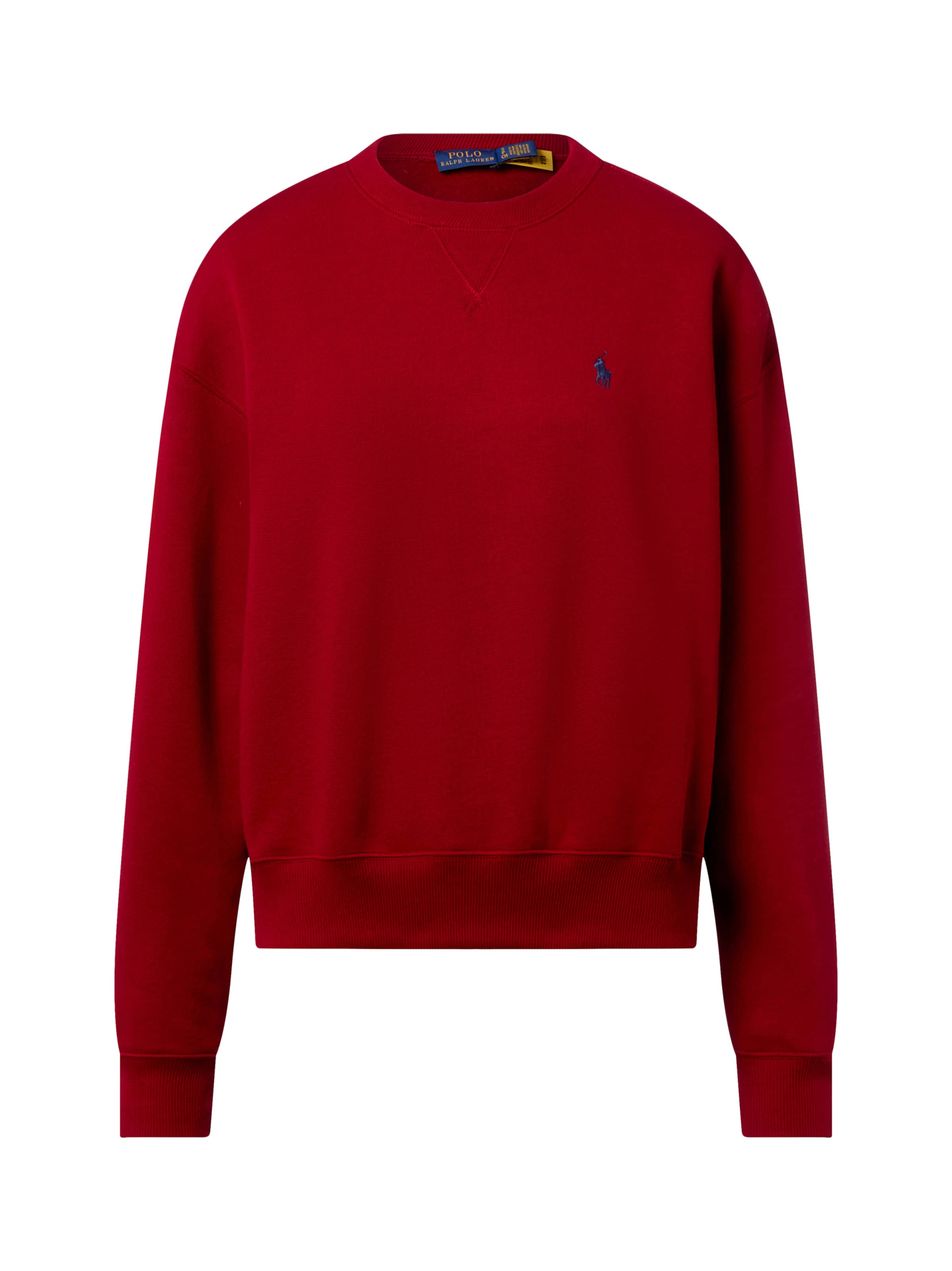 Sweat-shirt Polo Ralph Lauren en rouge : devant