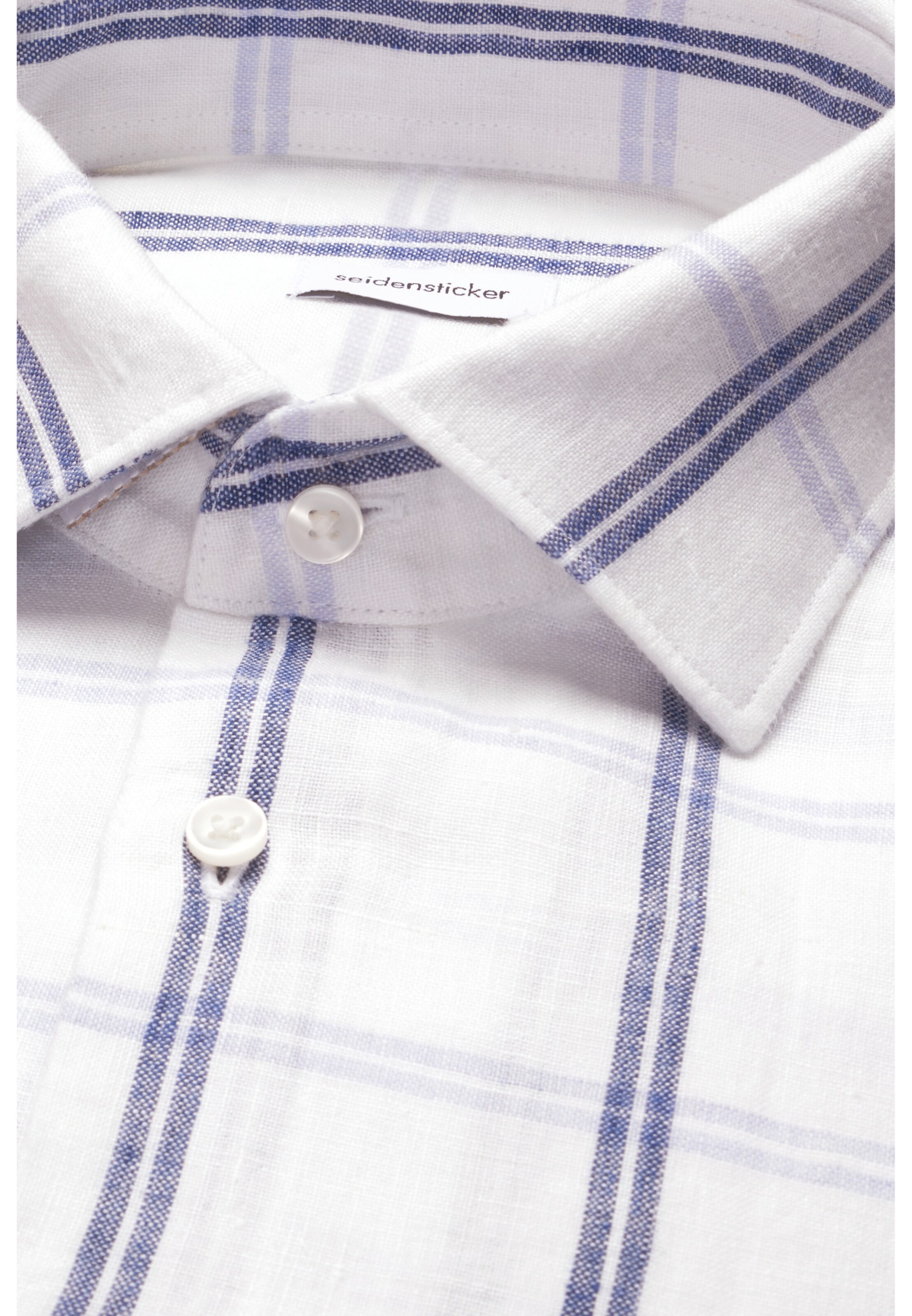 SEIDENSTICKER Regular Fit Businesshemd in Blau
