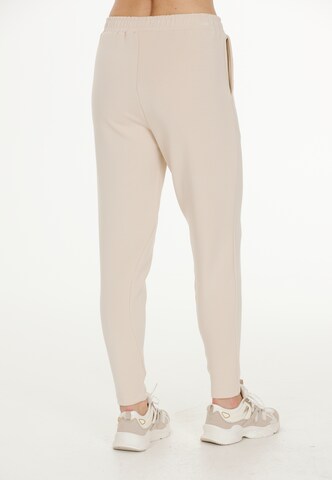 ENDURANCE Tapered Sports trousers 'Timmia' in Beige