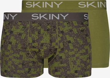 Boxer di Skiny in verde: frontale