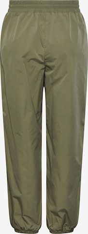 PIECES Tapered Pants 'FRADINA' in Green