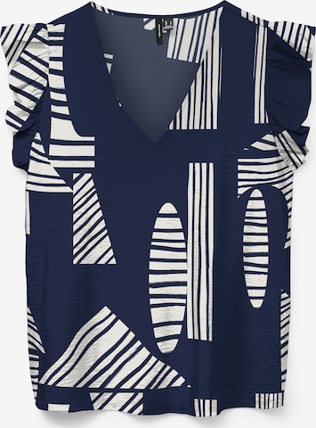 VERO MODA Blouse in Blue: front