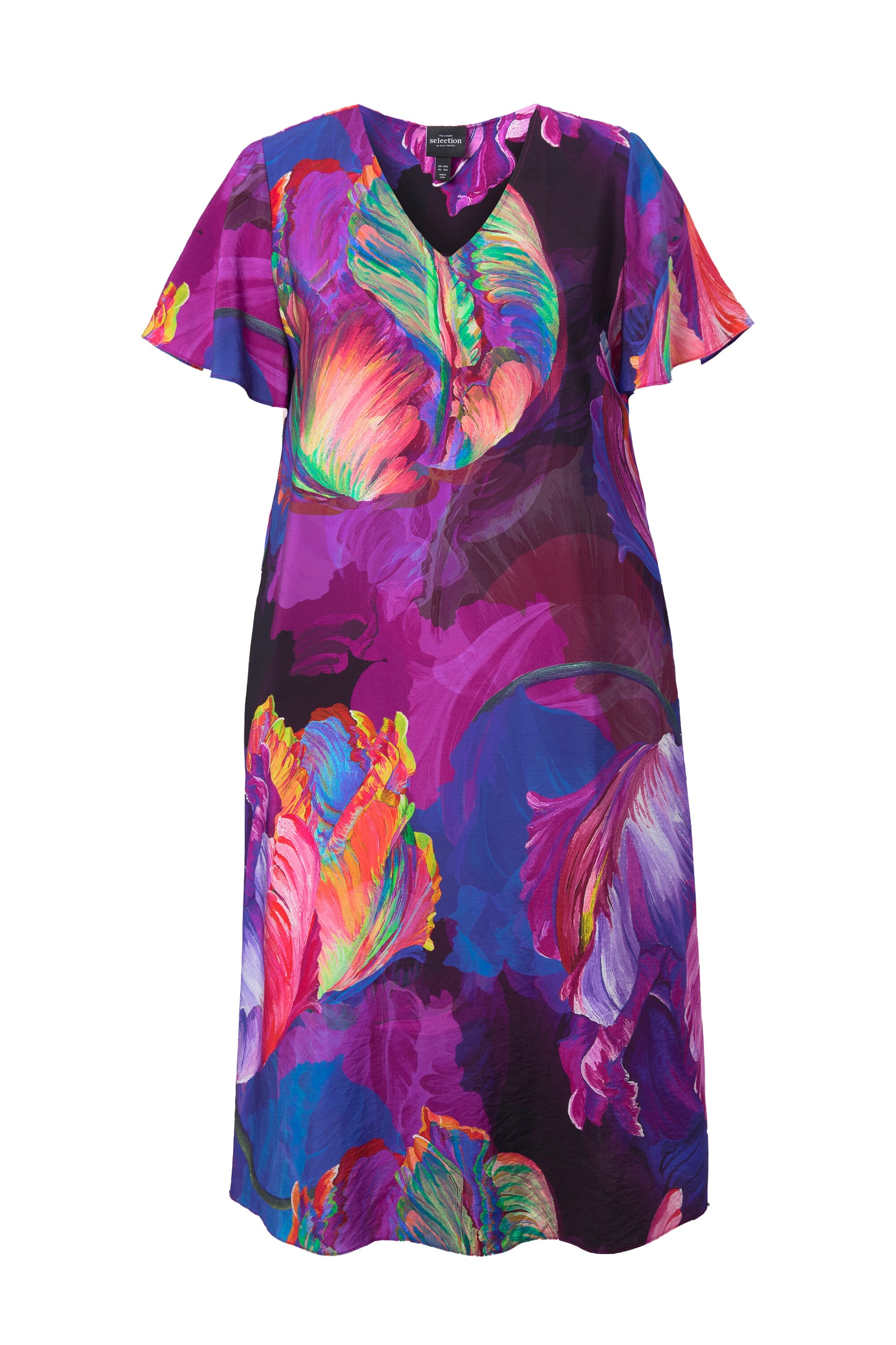 Ulla Popken Dress in Blue: front