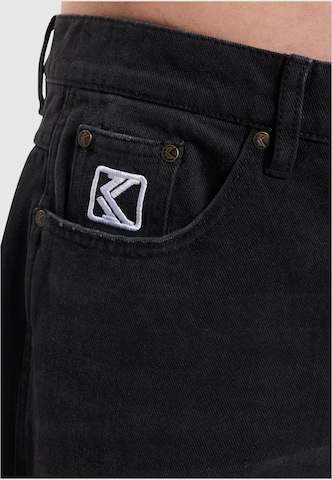 Wide leg Jeans de la Karl Kani pe negru