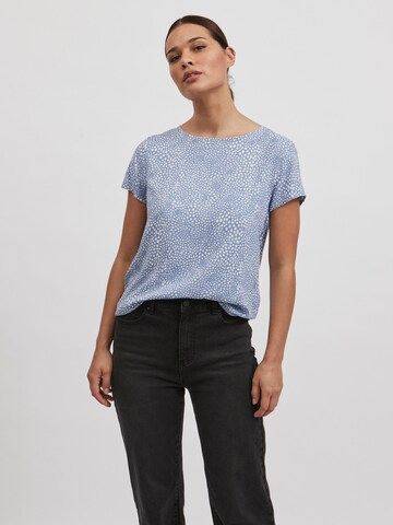 VILA Blouse 'Paya' in Blauw: voorkant