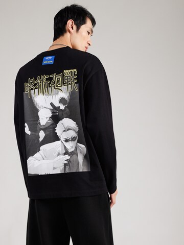 Tricou 'Nichaboso' de la HUGO pe negru: față