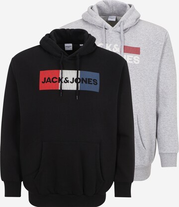 Jack & Jones Plus Sweatshirt in Grau: front