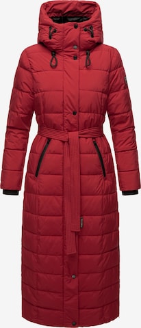 NAVAHOO Winter Coat 'Das Teil XIV' in Red: front