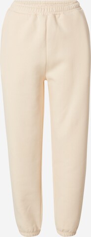 LENI KLUM x ABOUT YOU Loose fit Pants 'Lea' in White: front