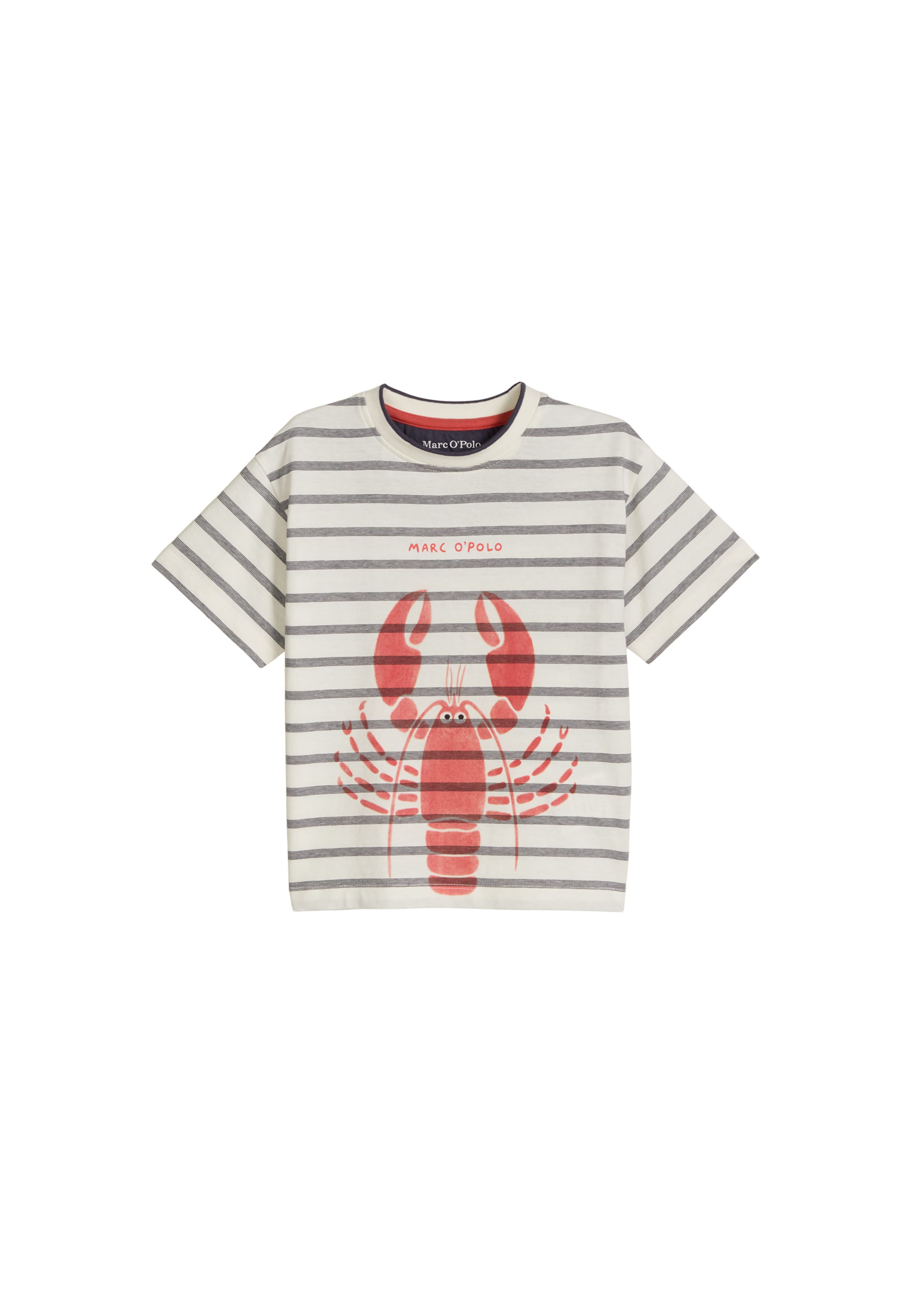 T-Shirt Marc O'Polo en blanc : devant
