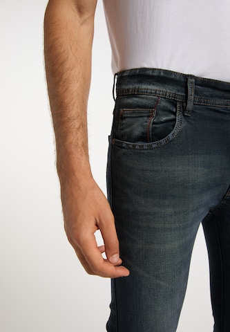 DreiMaster Vintage Slimfit Set: Jeans und Shopping Tasche in Grau