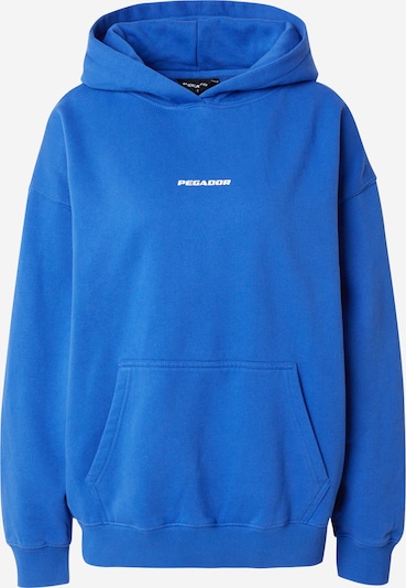 Pegador Sweatshirt i blå / vit, Produktvy