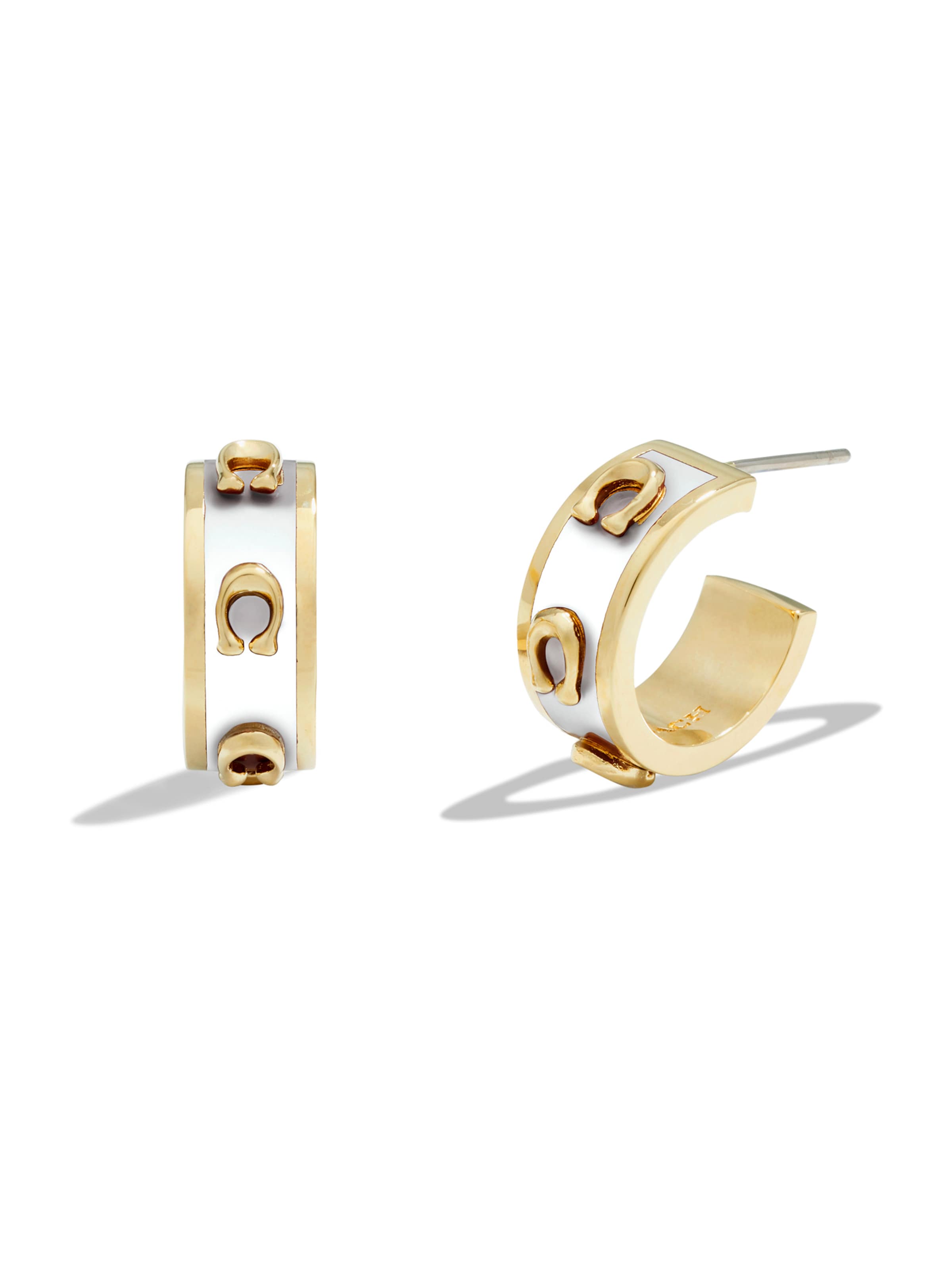 COACH Náušnice – zlatá: přední strana