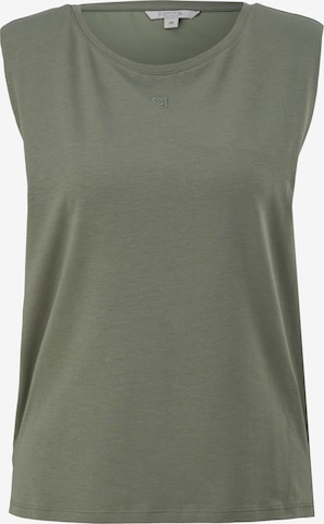 comma casual identity Top in Green: front