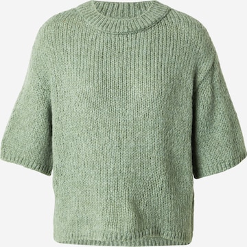 JDY Sweater 'JDYLINEA' in Green: front