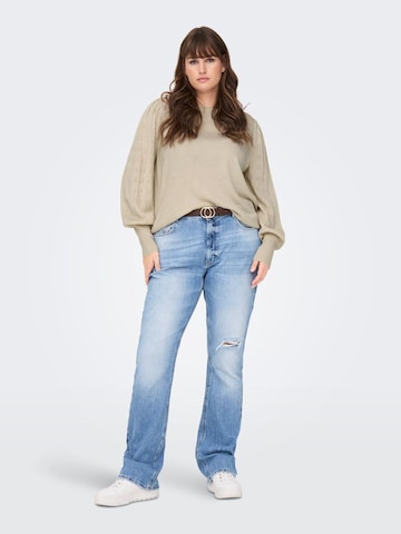 ONLY Carmakoma Trui in Beige