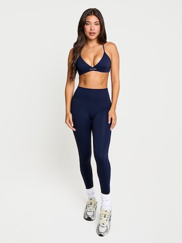YO-GAYA Triangle Sports Bra 'Studio Triangle Bra' in Blue