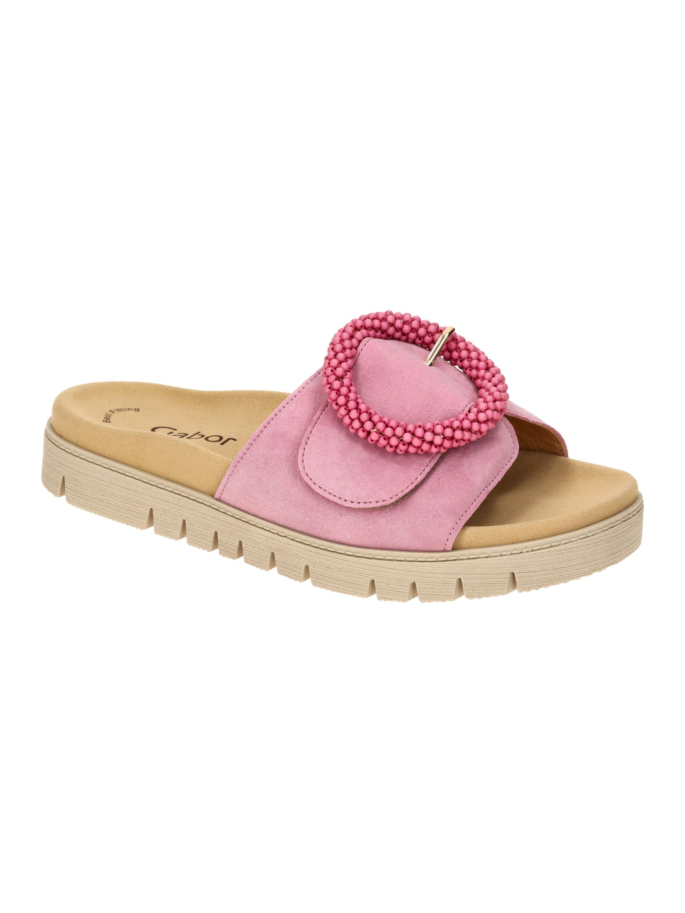 GABOR Mules in Pink: front