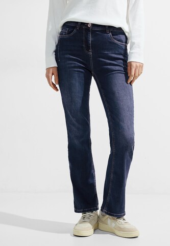 CECIL Boot cut Jeans in Blue: front