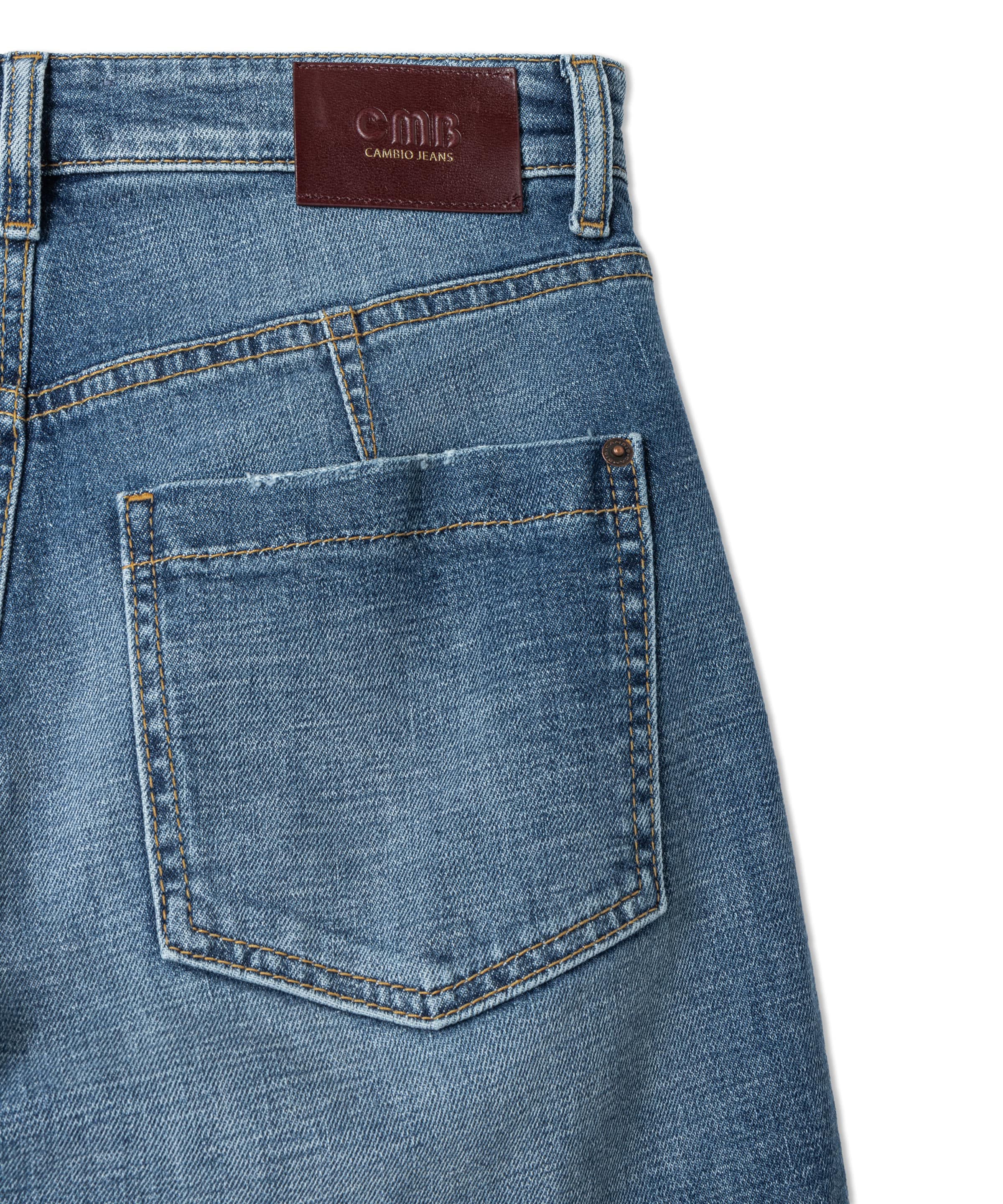 Cambio Regular Jeans 'Elia' in Blauw
