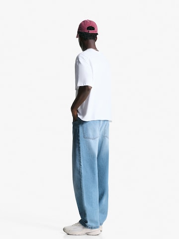 Bershka Baggy Farkut värissä sininen