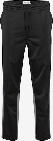 !Solid Regular Pants 'Izayah' in Black: front