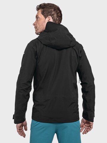 Schöffel Outdoorjas in Zwart