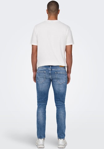 Only & Sons Regular Jeans 'Weft' in Blue